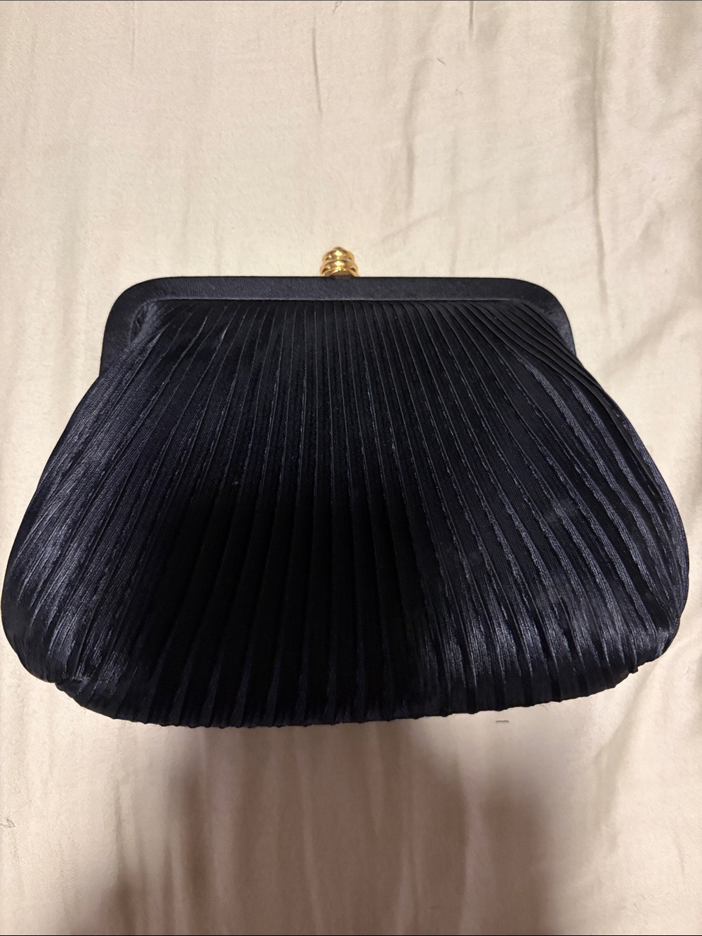 Vintage Black Women's Evening Clutch Handbag
